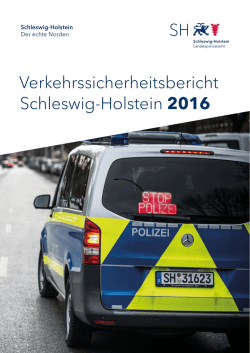 Verkehrssicherheitsbericht 2016 - Landesportal Schleswig