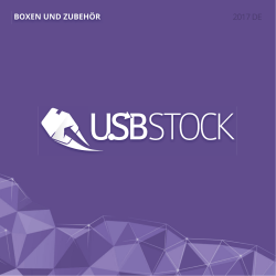 Boxen als PDF - USB Stock 2016