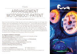 Motorboot Patent - RIVA