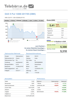 DAX ® Put 13000 2017/05 (DBK)