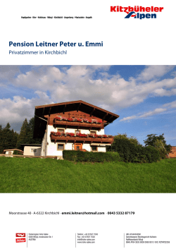 Pension Leitner Peter u. Emmi in Kirchbichl
