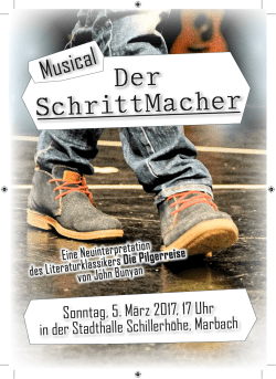 Flyer Marbach - Der SchrittMacher