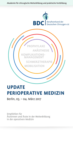 Update perioperative Medizin