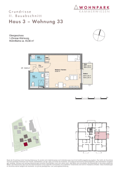 Haus 3 &ndash; Wohnung 33 - Wohnpark Kammerwiesen