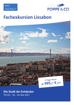 Fachexkursion Lissabon Mai 2017 - Deutsche Ingenieur