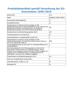 EU Produktdatenblatt herunterladen