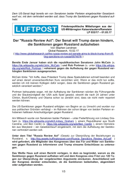 Russia Review Act - Luftpost Kaiserslautern