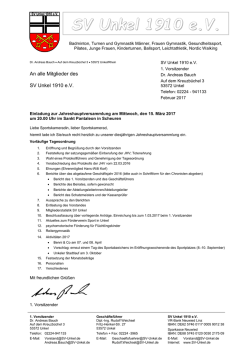 die vorl&auml;ufige Tagesordnung zum herunterladen