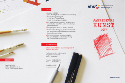 jahreskurs - VHS Heidelberg