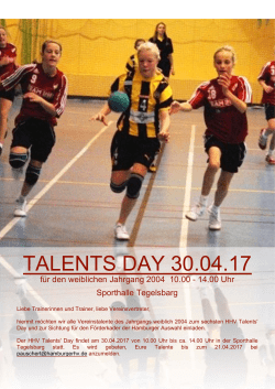 TALENTS DAY 30.04.17