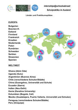 Übersicht - International