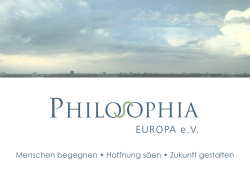 hier. - Menschen begegnen &ndash; Hoffnung s&auml;en &ndash; Zukunft gestalten