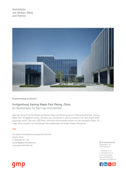Fertigstellung Jiaming Maple Park Peking, China Ein B&uuml;rokomplex