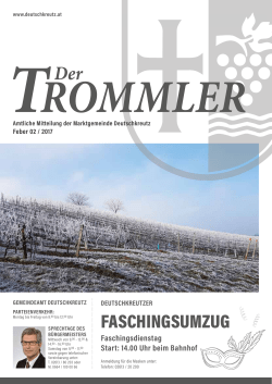 Trommler 02/2017 - Gemeinde Deutschkreutz
