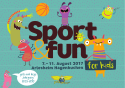 7. – 11. August 2017 Arlesheim Hagenbuchen