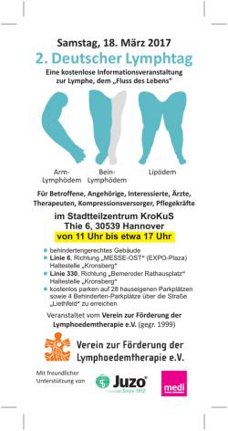 Hannover - 1. Deutscher Lymphtag