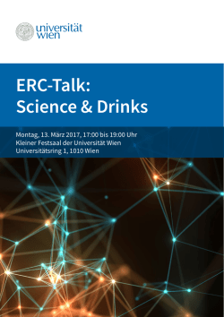 einladung  - Universit&auml;t Wien