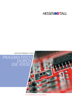 Hessenmetall | Verband der Metall- und Elektro