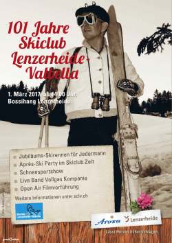 Flyer - Skiclub Lenzerheide