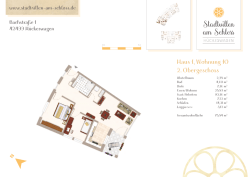 Haus 1, Wohnung 10 2. Obergeschoss