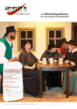 im M&auml;rz 2017 - Gemeinde Amerang
