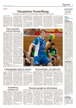 Bericht - TSV Handball Herrsching