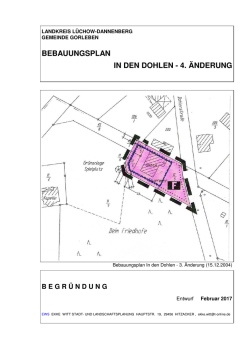 Begründung zur 4. Änderung - Landkreis Lüchow