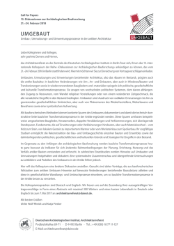 CfP_DiskAB 13 - Deutsches Archäologisches Institut