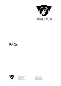 FAQ - Kanzlei Club