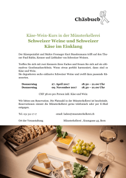 Käse-Wein Kurs