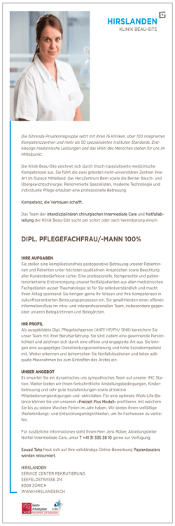 dipl. pflegefachfrau