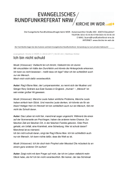 Ich bin nicht schuld