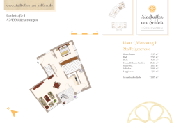 Grundriss  - Stadtvillen am Schloss