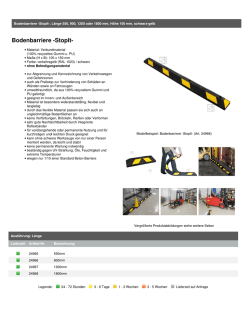 Bodenbarriere -StopIt