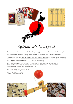 Spielen wie in Japan! - Spieltraum Oldenburg