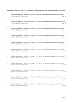 Dieses Dokument datiert vom 01. M&auml;rz 2017 und beinhaltet die