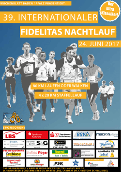 39. INTERNATIONALER FIDELITAS NACHTLAUF