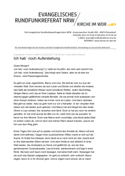 Ich hab&acute; noch Auferstehung