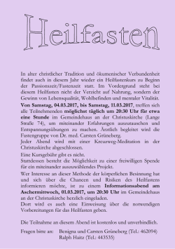 In alter christlicher Tradition und &ouml;kumenischer Verbundenheit findet