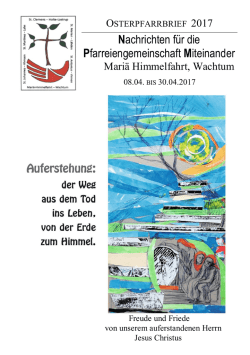 Pfarrbrief Wachtum - Pfarreiengemeinschaft Miteinander