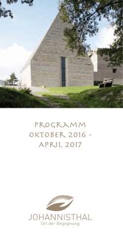 Programm Okt. 2016 - Apr. 2017 als PDF
