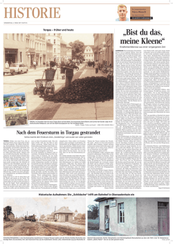 Die TZ-Historienseite vom 2. M&auml;rz 2017