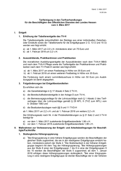 Eckpunktevereinbarung Tarifabschluss 2017 ( PDF