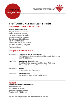 Treffpunkt Kurmainzer Straße