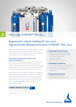 EVERDRY FRA-V plus - BEKO TECHNOLOGIES GmbH