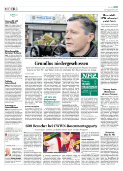 Grundlos niedergeschossen
