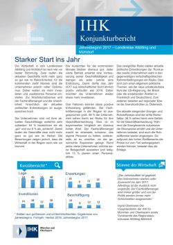 Konjunkturbericht - IHK München und Oberbayern