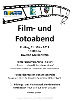 Film - Gemeinde Roehrenbach