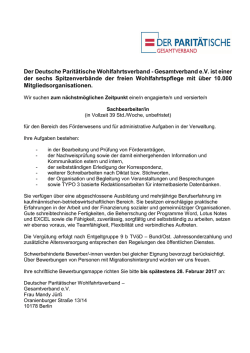 Information - Der PARIT&Auml;TISCHE Hessen