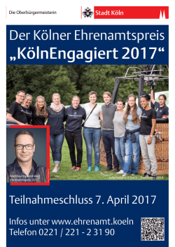 Ehrenamtspreis 2017